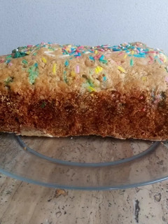 Una foto de Budín multicolor