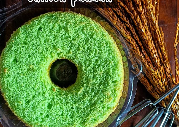 Resep Chiffon Pandan Gluten Free (2) Sederhana Untuk Jualan