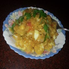 A picture of Tapioca upma.