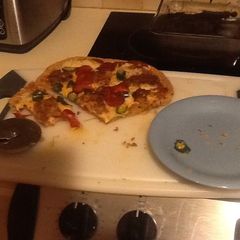 A picture of Hacked and Healthy Chorizo Pizza (Say What?).