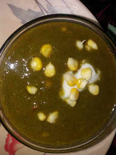 A picture of Corn palak ki sabji.