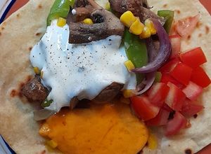 Foto de Wrap de Cogumelos e Pimento Verde