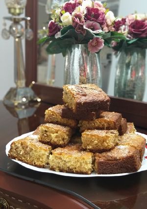 عکسی از دستور کیک سیب و دارچین
