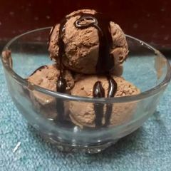 A picture of Creamy Chocolate ice cream 🍨|homemade ice cream.