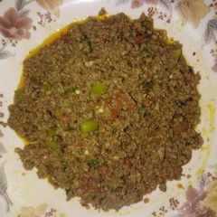 A picture of Keema fry.