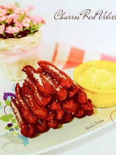Foto resep Churros Red Velvet