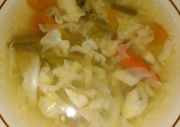 Resep Kuah asam bima kacang plus kol yang Bisa Manjain Lidah