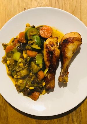 A picture of Oven Baked Chicken.