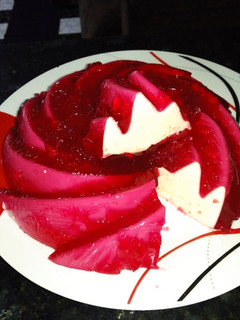 Una foto de Gelatina rellena!