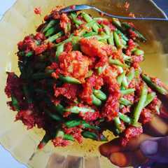 รูปของ Buncis baby cha sambel ebi