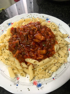 Una foto de Macarrones a mi manera