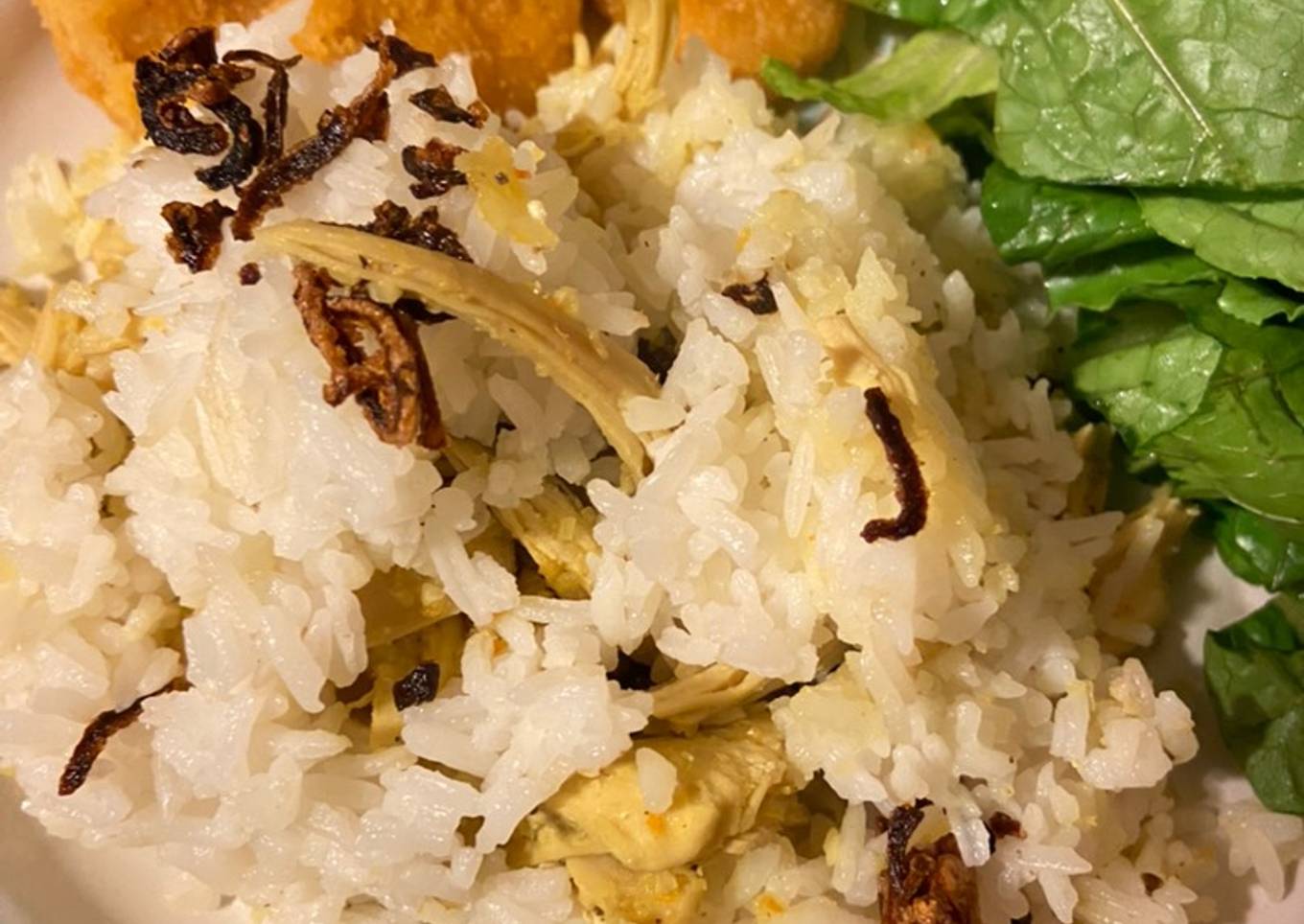 Nasi bakar oven (tanpa daun pisang)