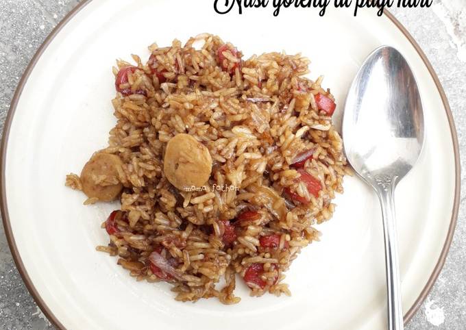 Recipe: Yummy Nasi goreng di pagi hari
