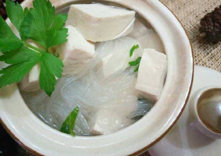Resep Sup Tahu Susu oleh Andrenia Giawati - Cookpad