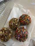 Bombones de bizcocho de chocolate