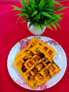 स्वीट कॉर्न वफल (Sweet Corn Waffle) रेसिपी मुख्य फोटो