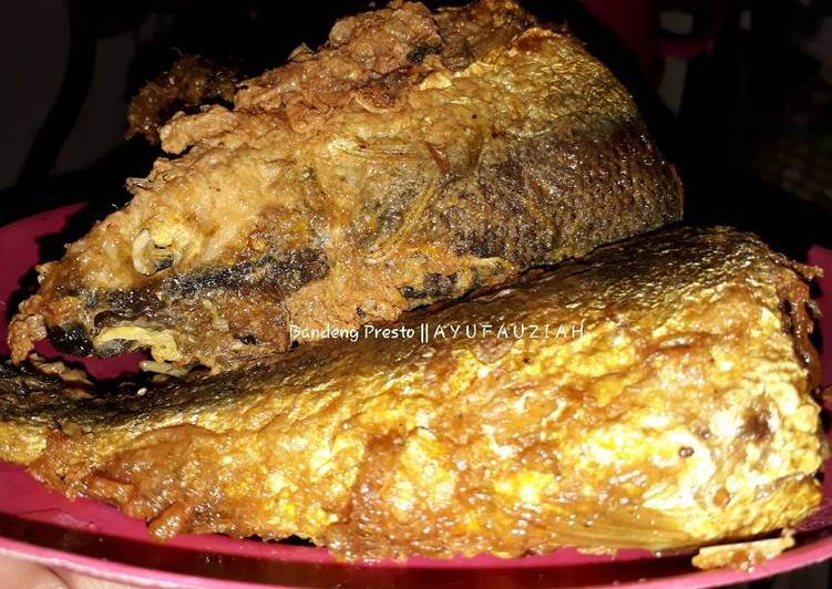 Cara mudah Menyiapkan Bandeng Presto yang mudah