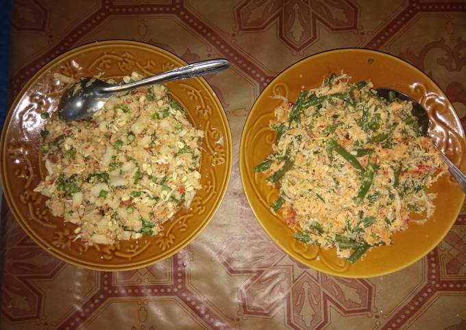 Cara Membuat Urap-urap bumbu ndeso Sederhana Dan Enak