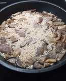 Arroz con setas