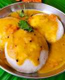 Spice sambhar with soft idli