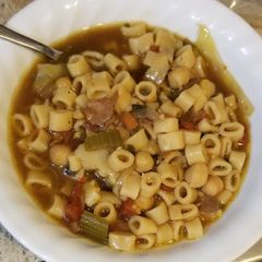 A picture of Chickpea & Veggie Soup with Ditalini.