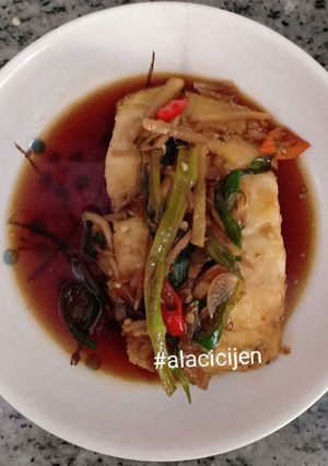 Foto resep Kakap Airfry Saus Hongkong