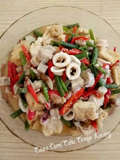 Foto resep Tauco Cumi Tahu Tempe Kacang
