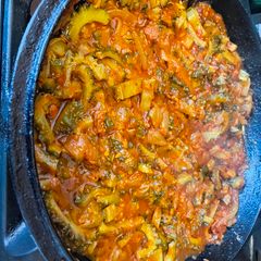 A picture of Karela ki Sabzi.