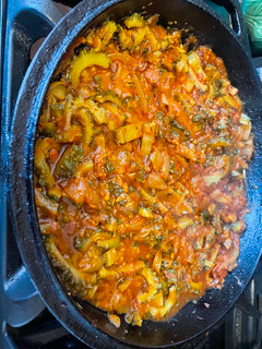 A picture of Karela ki Sabzi.