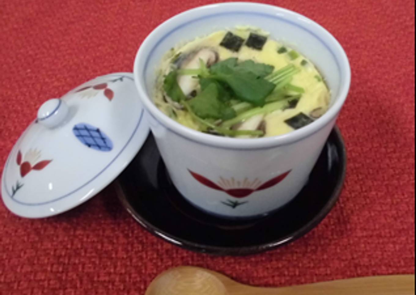 Microwave Chawanmushi (steamed egg hotchpotch)