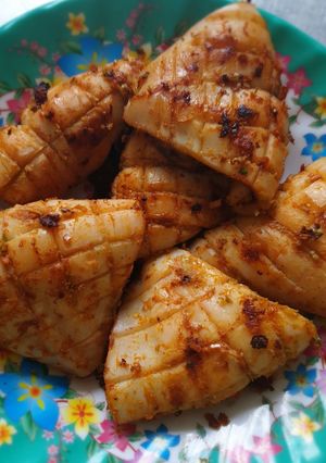 Hình của món Mực nướng Sate.