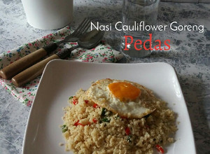 Gambar Nasi Cauliflower Goreng Pedas #ReverseDiabetesObesity