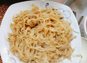 Hình của món Củ cải khô xào (món chay).