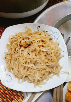 Hình của món Củ cải khô xào (món chay).