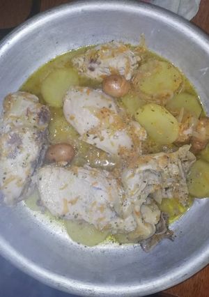 Una foto de Pollo al horno