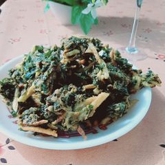 A picture of Spinach pakora.