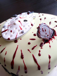 Una foto de Halloween cake