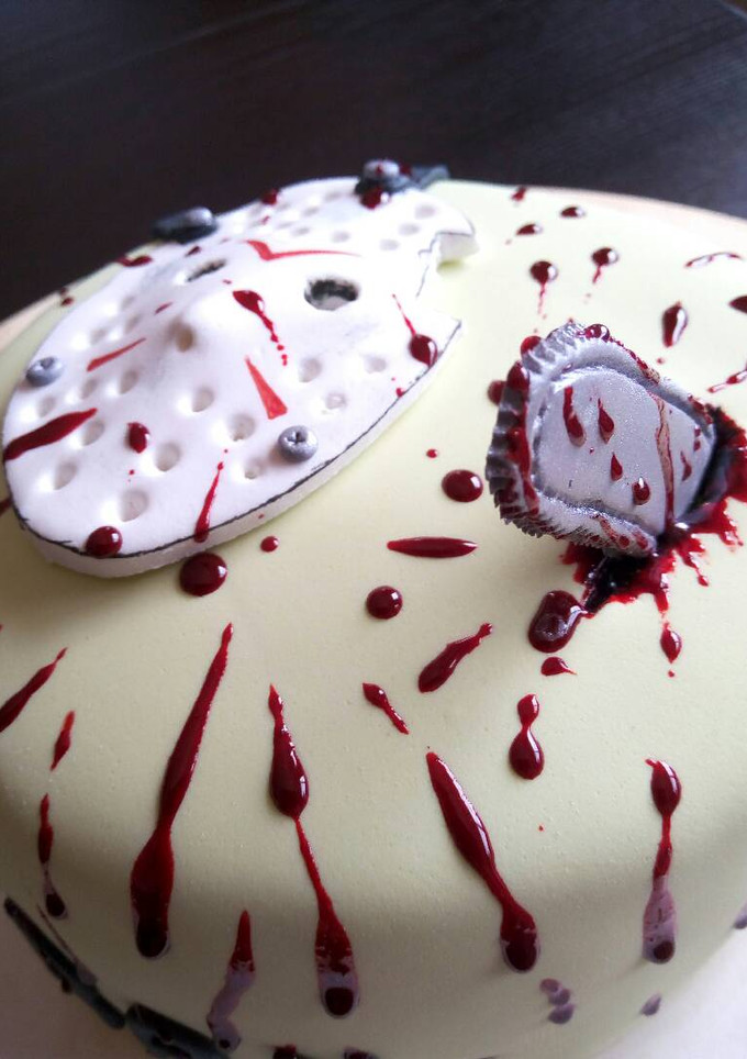Una foto de Halloween cake
