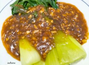 Foto resep PakCoy Bawang Putih Tumis ala Resto