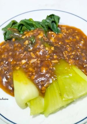 Foto resep PakCoy Bawang Putih Tumis ala Resto