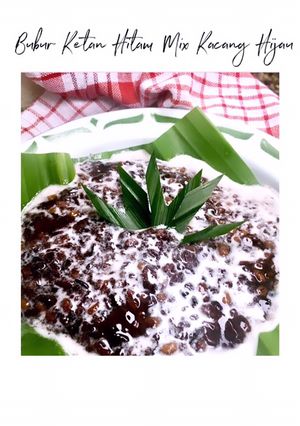 Foto resep Bubur Ketan Hitam Mix Kacang Hijau