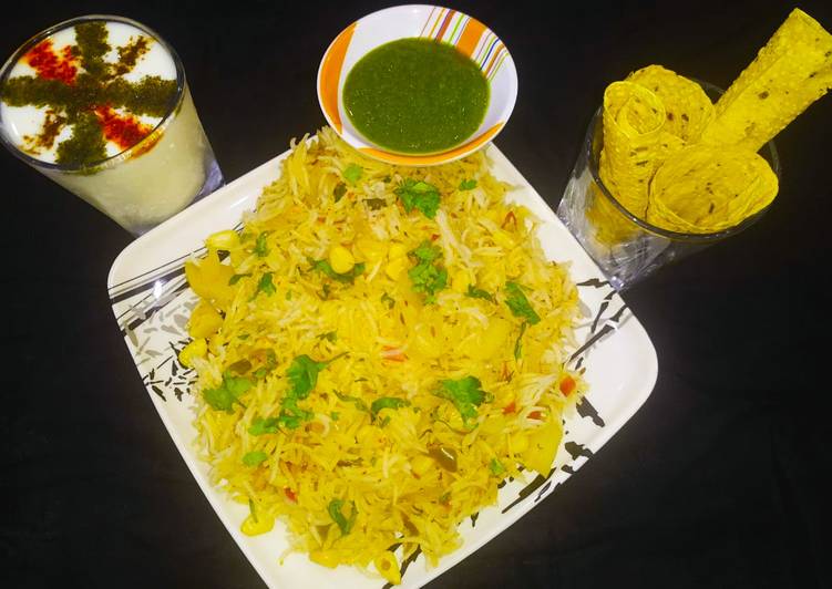 SweetCorn Pulao