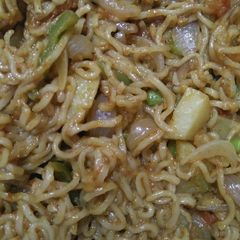A picture of Fried masala maggi.