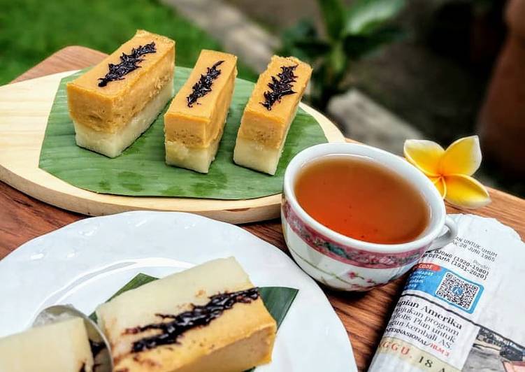 Masakan Unik Talam Singkong Durian Enak Bergizi