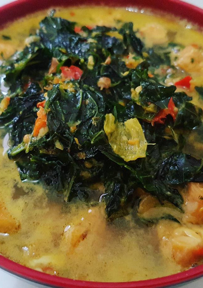Foto resep Sayur Santan daun Pepaya Jepang Pedas