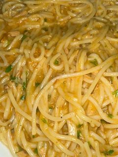 صورة لوصفة سباغيتي 🤍