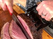 Una foto de aguja asada