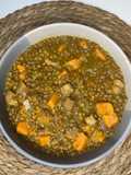 Lentejas con Secreto y Boniato al Curry !!!