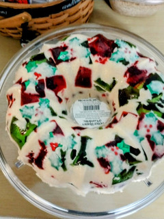 A picture of Tres leches jello christmas dessert.