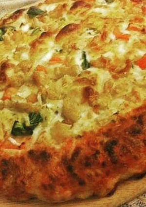 A picture of Deep Dish Mexican Pizza.